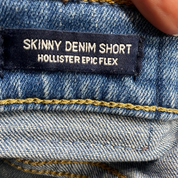 Hollister Skinny Denim Shorts Size 31 - Picture 7 of 7